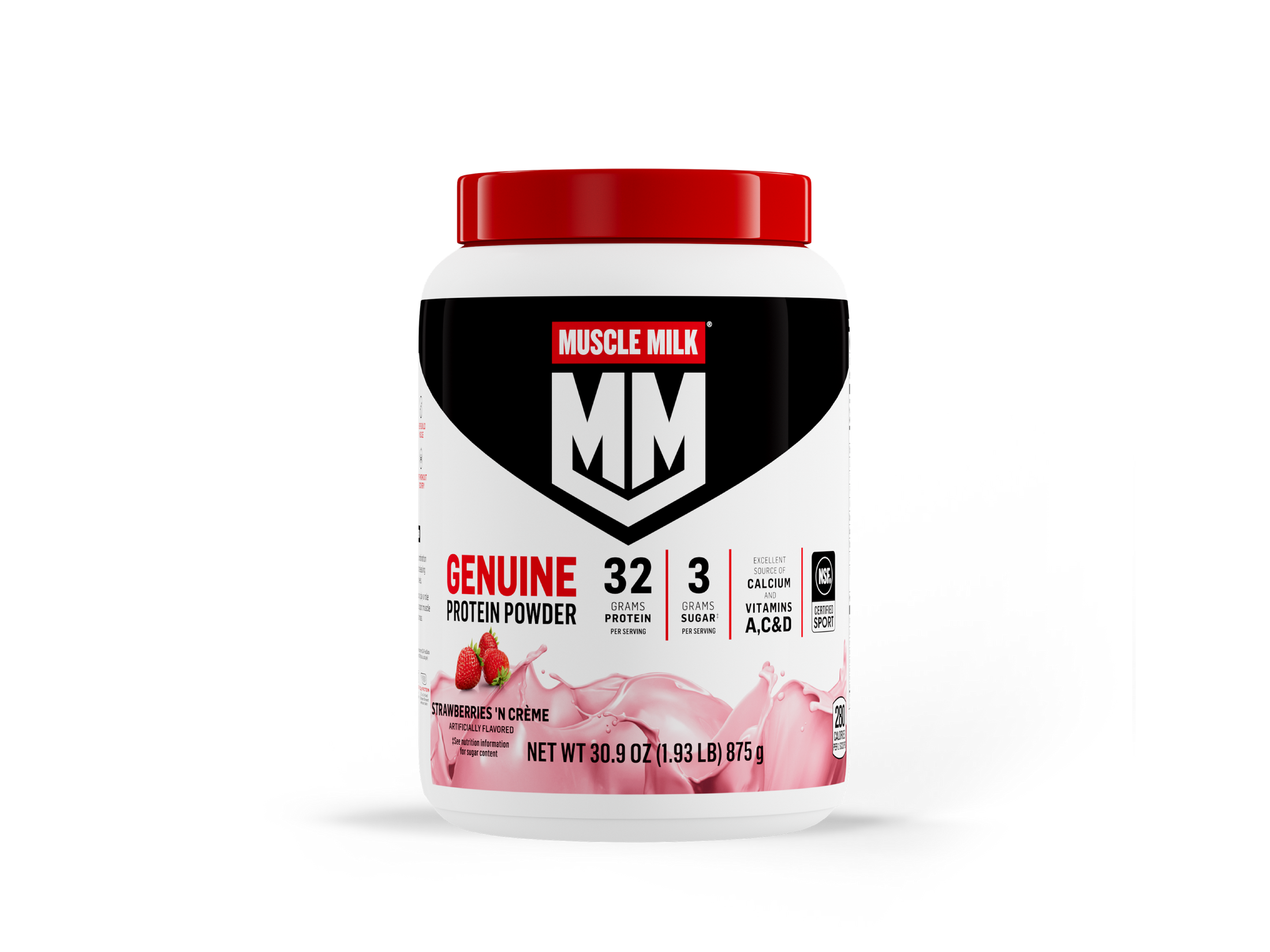Muscle Milk Genuine - Strawberries 'n Crème - PDP Hero 1