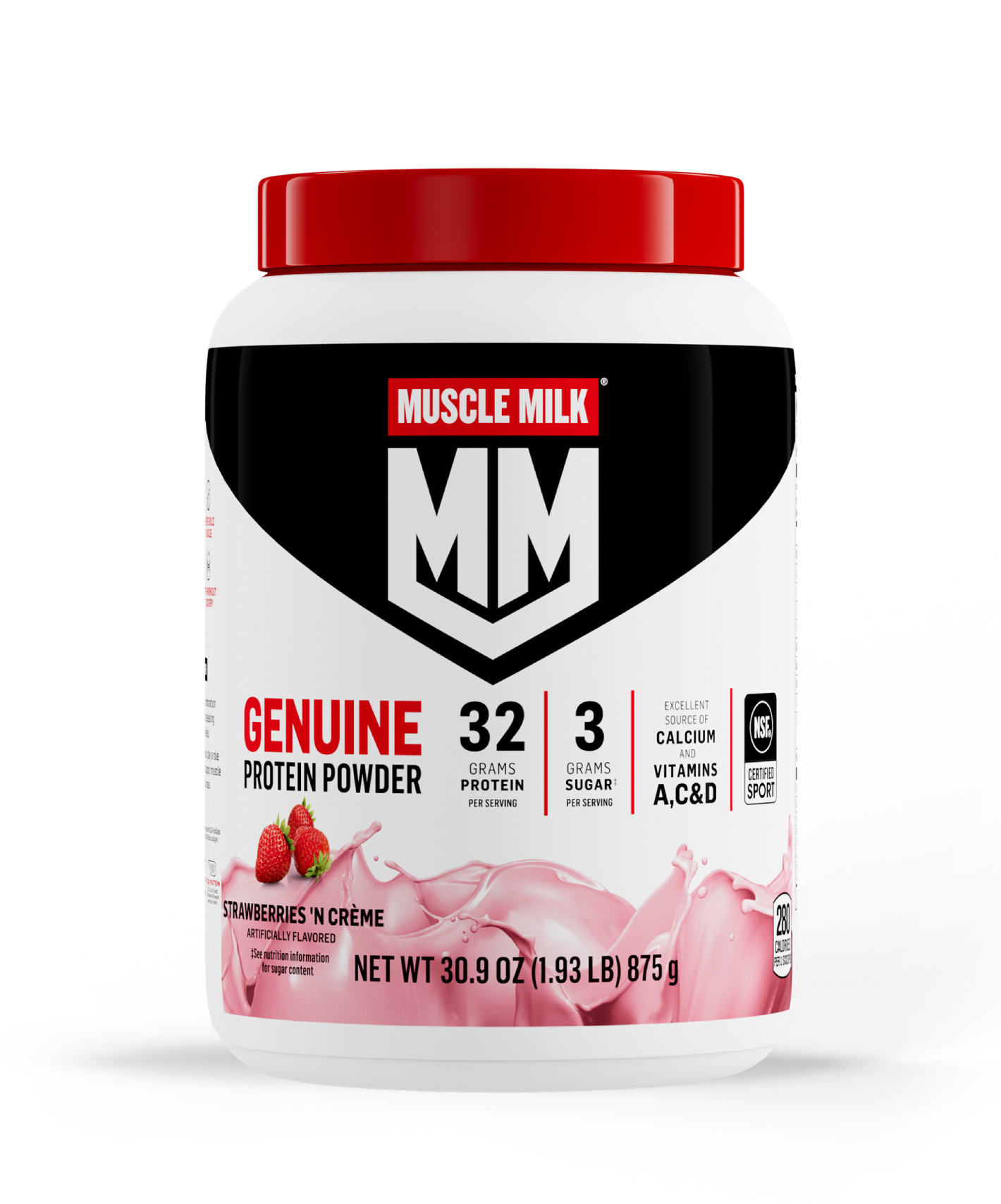 Muscle Milk Genuine - Strawberries 'n Crème - PDP Hero 2