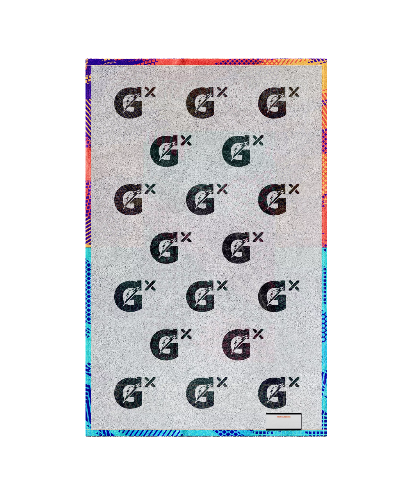 Glitched Towel - Frosted Berry - PDP Detail 4