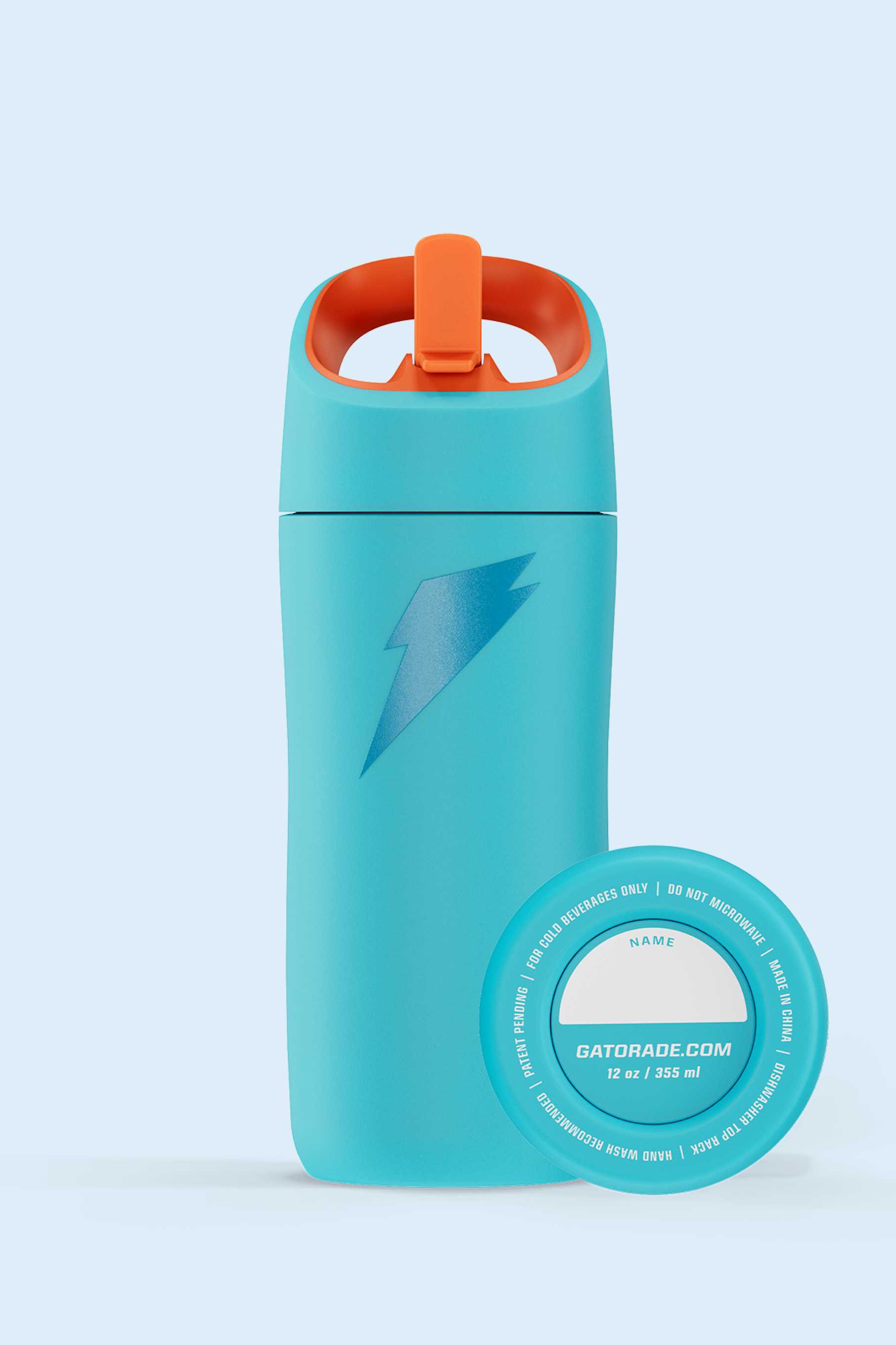 Rookie Stainless Steel Water Bottle - Blue - Bottle - PDP Detail 3