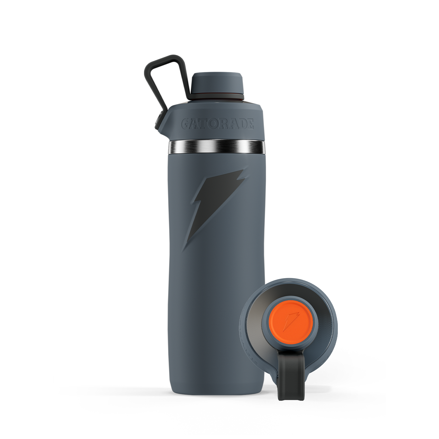 Graphite Overtime Bottle with Screw Cap