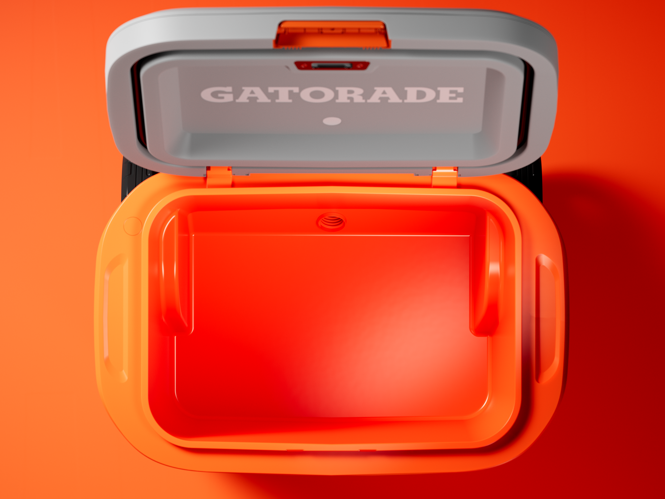 Huddle Rolling Cooler - Orange - PDP Detail 6