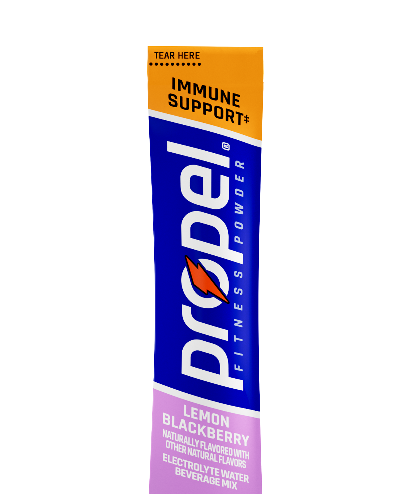 Propel Immune Support - Lemon Blackberry - Single Serve - PDP Hero 2
