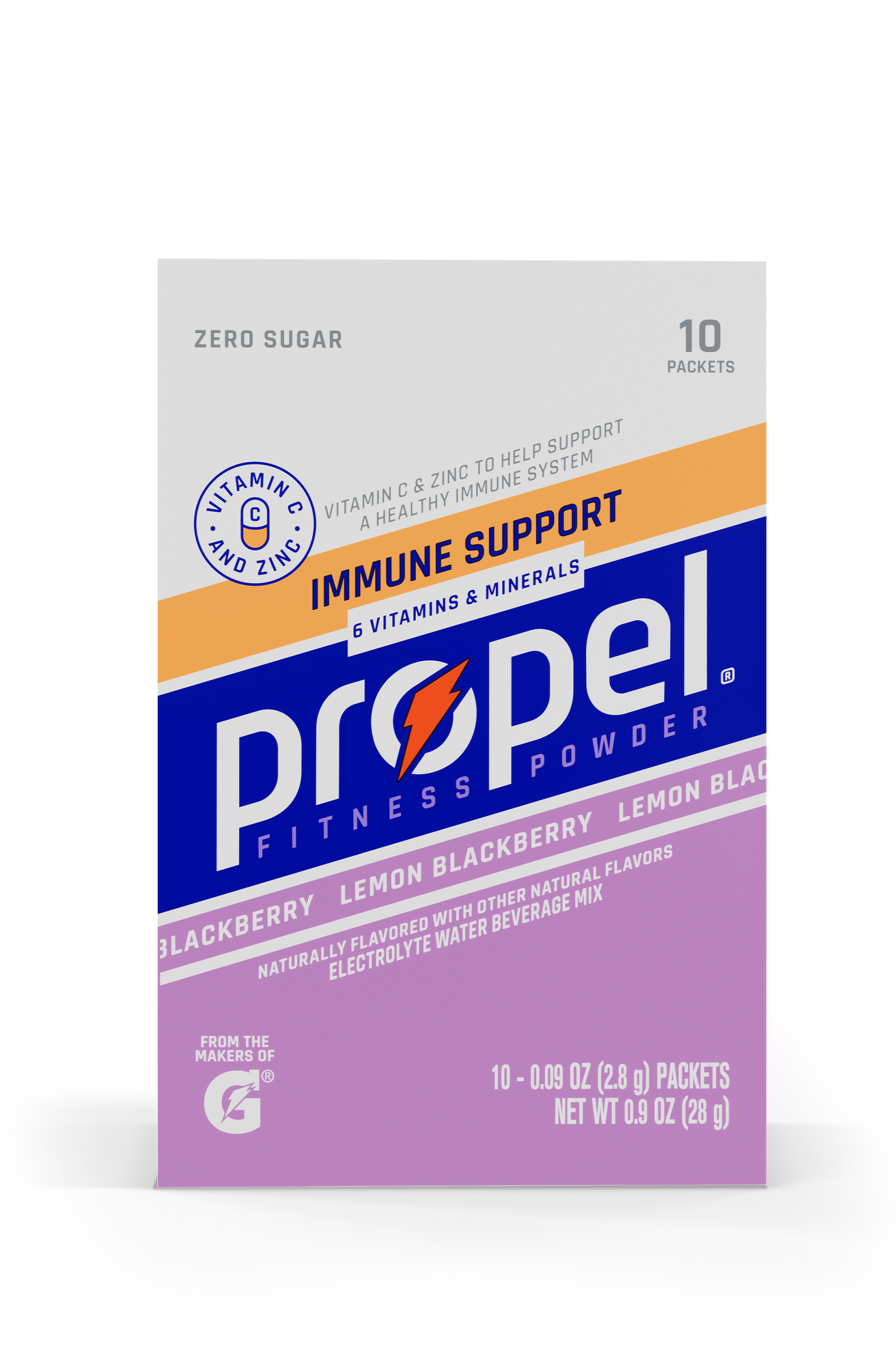 Propel Immune Support - Lemon Blackberry - Single Serve - PDP Detail 5