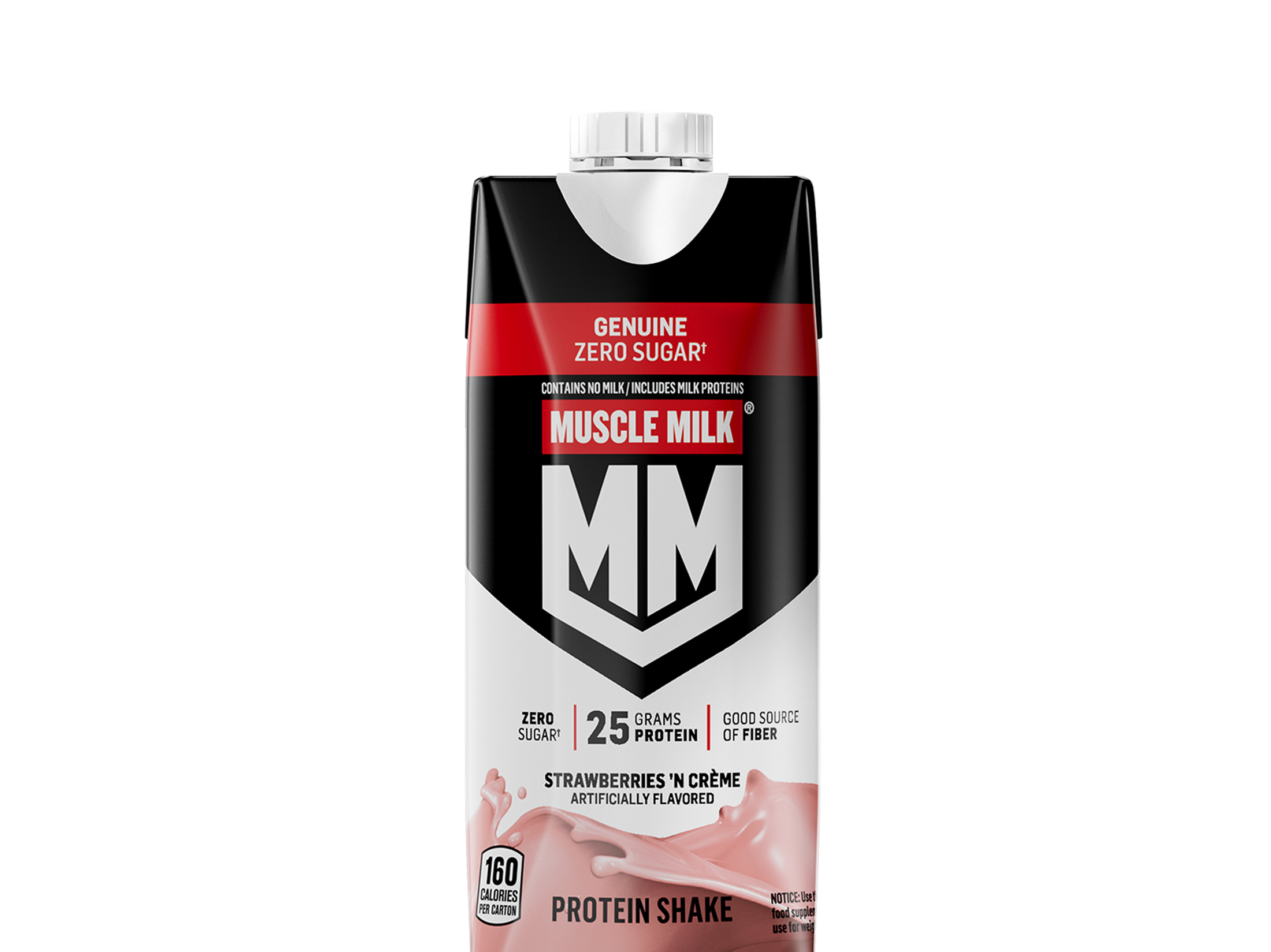 Muscle Milk Protein Shake - Strawberries 'n Crème - PDP Hero 1
