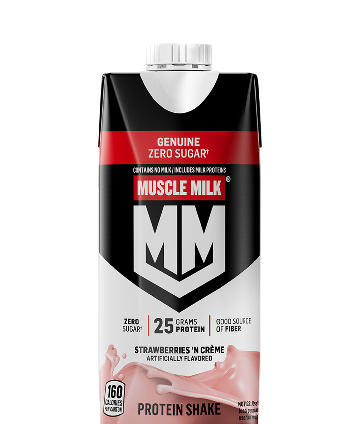 Muscle Milk Protein Shake - Strawberries 'n Crème - PDP Hero 2