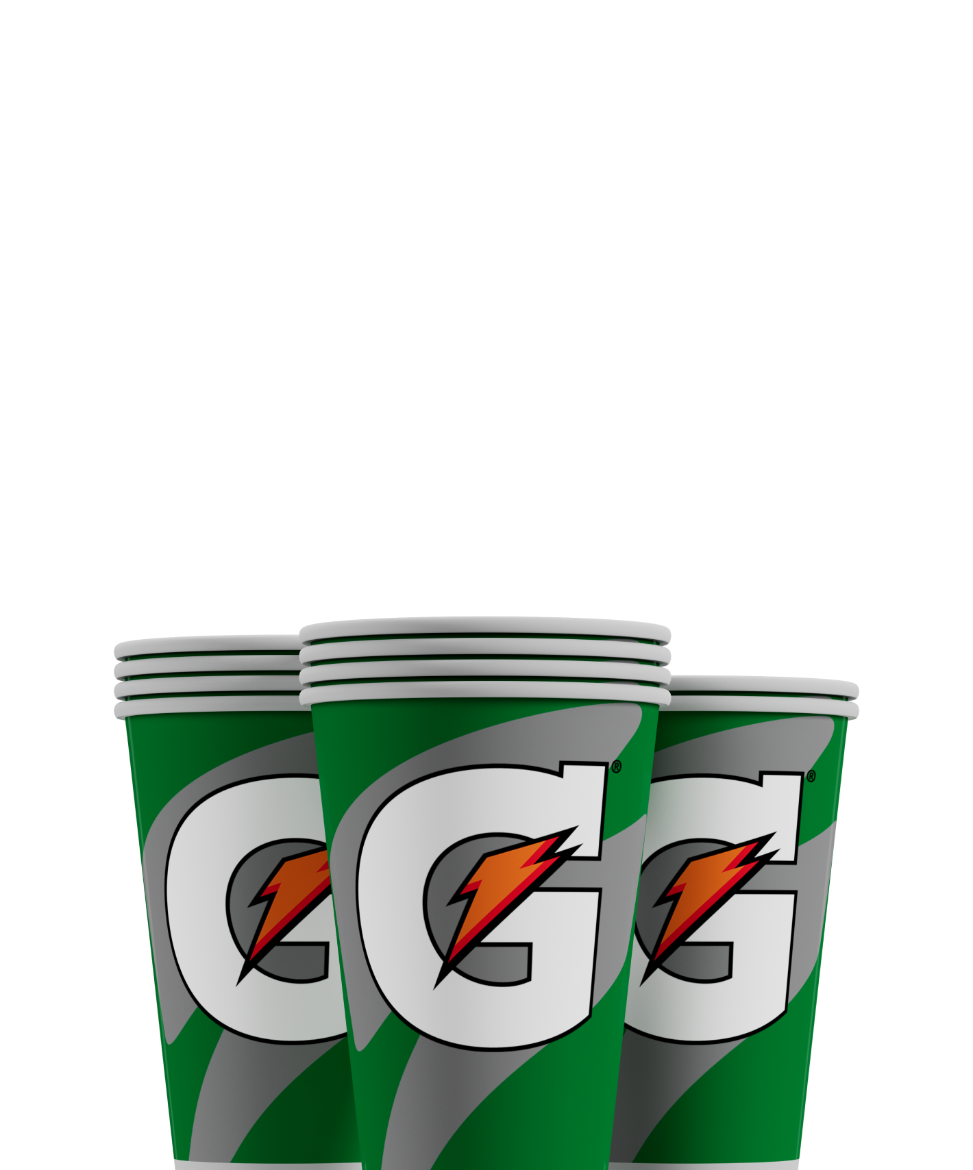 Gatorade Cups - Green - Cups - PDP Hero 2