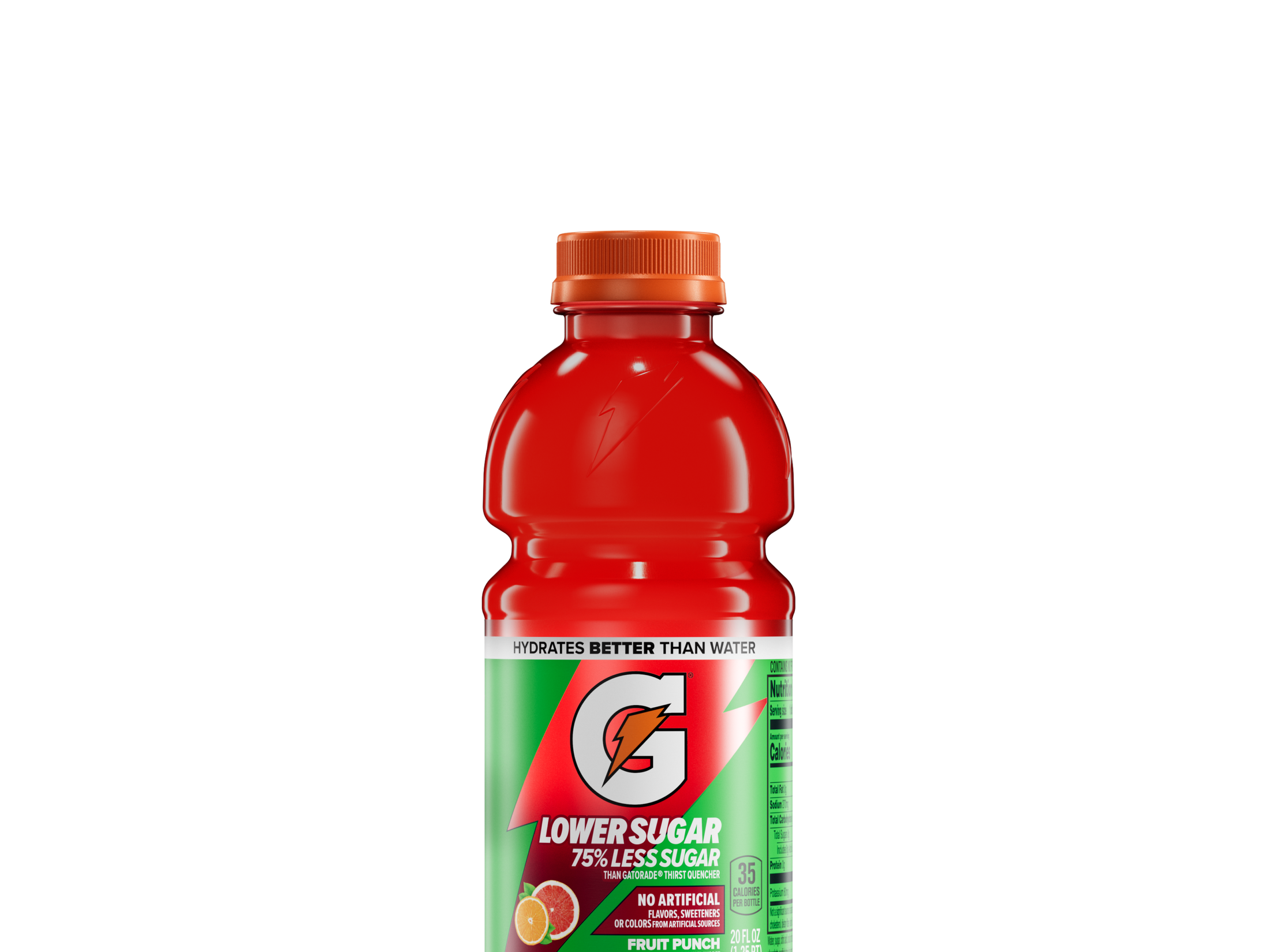 Gatorade Lower Sugar - Fruit Punch - 20 fl oz - PDP Hero 1