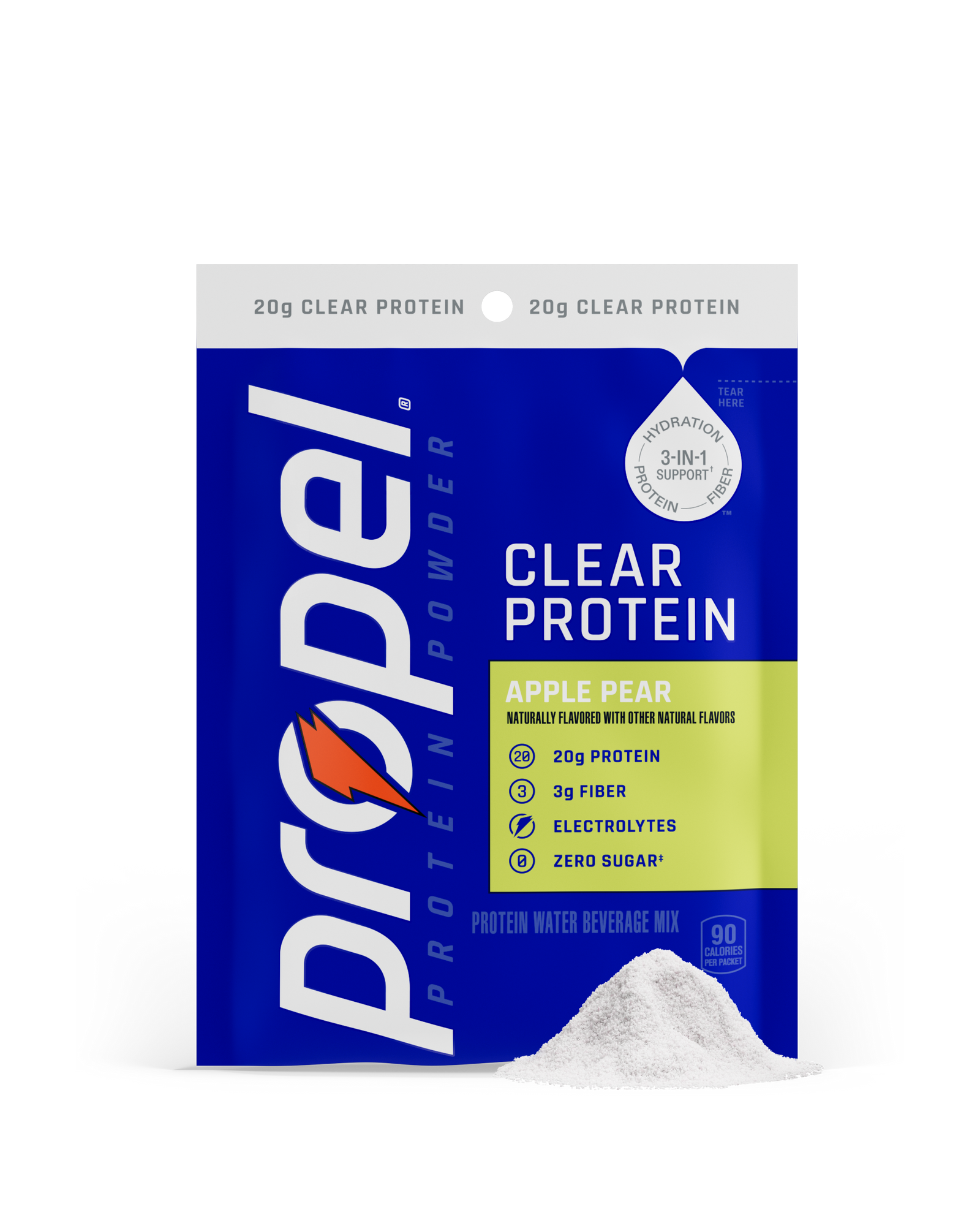 Propel Clear Protein single serve Apple Pear