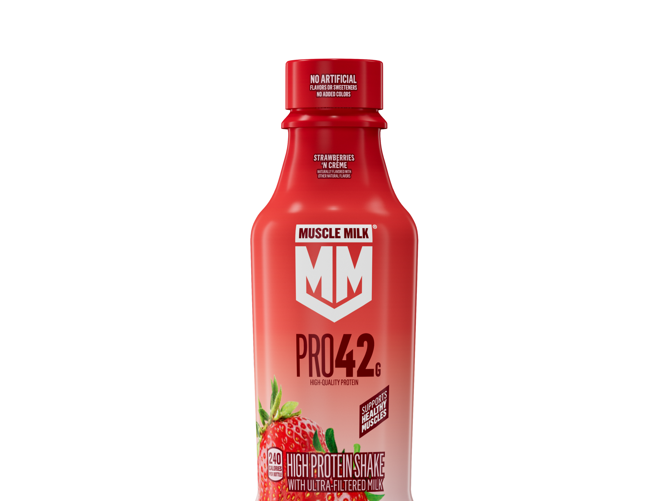 Muscle Milk Pro Protein Shake - Strawberries 'n Crème - PDP Hero 1